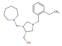 [(3R*,4R*)-4-(azepan-1-ylmethyl)-1-(2-ethylbenzyl)pyrrolidin-3-yl]methanol