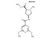 methyl (2S,4S)-4-{[(2,6-dimethoxypyrimidin-4-yl)carbonyl]amino}-1-methylpyrrolidine-2-carboxylate