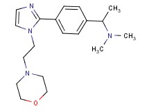 N,N-dimethyl-1-{4-[1-(2-morpholin-4-ylethyl)-1H-imidazol-2-yl]phenyl}ethanamine