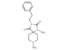 1,8-dimethyl-3-(2-phenylethyl)-1,3,8-triazaspiro[4.5]decane-2,4-dione