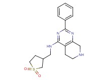 N-[(1,1-dioxidotetrahydro-3-thienyl)methyl]-2-phenyl-5,6,7,8-tetrahydropyrido[3,4-d]pyrimidin-4-amine