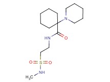 N-{2-[(methylamino)sulfonyl]ethyl}-1-piperidin-1-ylcyclohexanecarboxamide