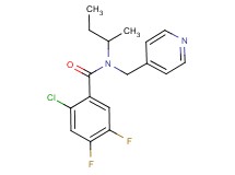 N-(sec-butyl)-2-chloro-4,5-difluoro-N-(pyridin-4-ylmethyl)benzamide