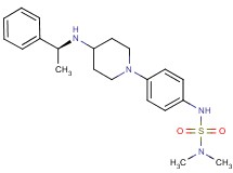 N,N-dimethyl-N'-[4-(4-{[(1S)-1-phenylethyl]amino}-1-piperidinyl)phenyl]sulfamide