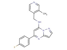 5-(4-fluorophenyl)-N-[(3-methyl-4-pyridinyl)methyl]pyrazolo[1,5-a]pyrimidin-7-amine