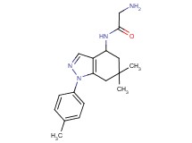 N~1~-[6,6-dimethyl-1-(4-methylphenyl)-4,5,6,7-tetrahydro-1H-indazol-4-yl]glycinamide hydrochloride