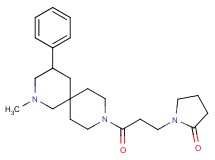 1-[3-(2-methyl-4-phenyl-2,9-diazaspiro[5.5]undec-9-yl)-3-oxopropyl]pyrrolidin-2-one