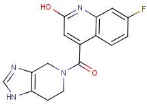 7-fluoro-4-(1,4,6,7-tetrahydro-5H-imidazo[4,5-c]pyridin-5-ylcarbonyl)-2-quinolinol
