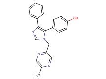 4-{1-[(5-methylpyrazin-2-yl)methyl]-4-phenyl-1H-imidazol-5-yl}phenol