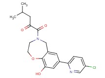 1-[7-(5-chloropyridin-2-yl)-9-hydroxy-2,3-dihydro-1,4-benzoxazepin-4(5H)-yl]-4-methyl-1-oxopentan-2-one