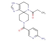 5-[(5-propionyl-1,5,6,7-tetrahydro-1'H-spiro[imidazo[4,5-c]pyridine-4,4'-piperidin]-1'-yl)carbonyl]pyridin-2-amine