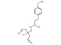 4-({[3-(4-methoxyphenyl)-1-methylpropyl]amino}methyl)-1,6-heptadien-4-ol trifluoroacetate (salt)