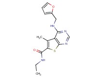 N-ethyl-4-[(2-furylmethyl)amino]-5-methylthieno[2,3-d]pyrimidine-6-carboxamide