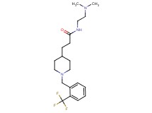 N-[2-(dimethylamino)ethyl]-3-{1-[2-(trifluoromethyl)benzyl]-4-piperidinyl}propanamide