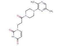 1-{3-[4-(3,6-dimethylpyrazin-2-yl)piperazin-1-yl]-3-oxopropyl}pyrimidine-2,4(1H,3H)-dione