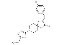 2-(4-chlorobenzyl)-8-(5-ethyl-1,3,4-thiadiazol-2-yl)-2,8-diazaspiro[4.5]decan-3-one