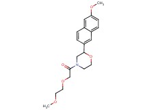 4-[(2-methoxyethoxy)acetyl]-2-(6-methoxy-2-naphthyl)morpholine