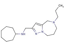 N-[(5-propyl-5,6,7,8-tetrahydro-4H-pyrazolo[1,5-a][1,4]diazepin-2-yl)methyl]cycloheptanamine