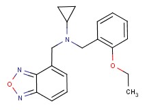 (2,1,3-benzoxadiazol-4-ylmethyl)cyclopropyl(2-ethoxybenzyl)amine