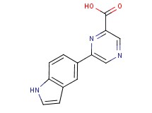 6-(1H-indol-5-yl)pyrazine-2-carboxylic acid