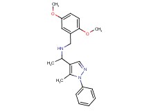 (2,5-dimethoxybenzyl)[1-(5-methyl-1-phenyl-1H-pyrazol-4-yl)ethyl]amine