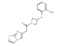6-{2-[3-(2-methylphenoxy)-1-azetidinyl]-2-oxoethyl}imidazo[2,1-b][1,3]thiazole
