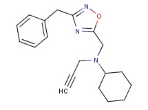 N-[(3-benzyl-1,2,4-oxadiazol-5-yl)methyl]-N-2-propyn-1-ylcyclohexanamine