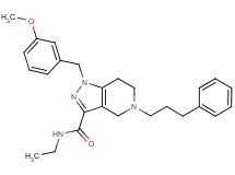 N-ethyl-1-(3-methoxybenzyl)-5-(3-phenylpropyl)-4,5,6,7-tetrahydro-1H-pyrazolo[4,3-c]pyridine-3-carboxamide