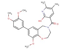 3-{[7-(3,4-dimethoxyphenyl)-9-methoxy-2,3-dihydro-1,4-benzoxazepin-4(5H)-yl]carbonyl}-5,6-dimethyl-2-pyridinol