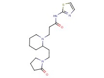 3-{2-[2-(2-oxopyrrolidin-1-yl)ethyl]piperidin-1-yl}-N-1,3-thiazol-2-ylpropanamide