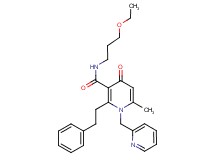 N-(3-ethoxypropyl)-6-methyl-4-oxo-2-(2-phenylethyl)-1-(2-pyridinylmethyl)-1,4-dihydro-3-pyridinecarboxamide