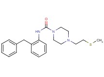 N-(2-benzylphenyl)-4-[2-(methylthio)ethyl]piperazine-1-carboxamide