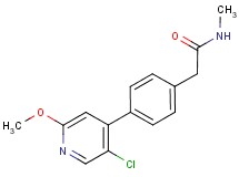2-[4-(5-chloro-2-methoxypyridin-4-yl)phenyl]-N-methylacetamide
