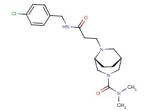 (1R*,5R*)-6-{3-[(4-chlorobenzyl)amino]-3-oxopropyl}-N,N-dimethyl-3,6-diazabicyclo[3.2.2]nonane-3-carboxamide