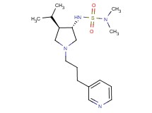 N'-[(3S*,4R*)-4-isopropyl-1-(3-pyridin-3-ylpropyl)pyrrolidin-3-yl]-N,N-dimethylsulfamide