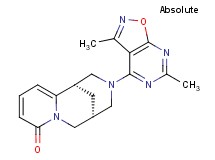 (1S,9R)-11-(3,6-dimethylisoxazolo[5,4-d]pyrimidin-4-yl)-7,11-diazatricyclo[7.3.1.0~2,7~]trideca-2,4-dien-6-one