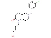 (4aS*,8aR*)-6-(3-chlorobenzyl)-1-(4-hydroxybutyl)octahydro-1,6-naphthyridin-2(1H)-one