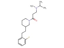 (3-{3-[2-(2-fluorophenyl)ethyl]-1-piperidinyl}-3-oxopropyl)isopropyl(methyl)amine