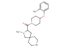 2-methyl-3-{[4-(2-methylphenoxy)-1-piperidinyl]carbonyl}-2,8-diazaspiro[4.5]decane dihydrochloride