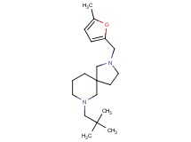 7-(2,2-dimethylpropyl)-2-[(5-methyl-2-furyl)methyl]-2,7-diazaspiro[4.5]decane