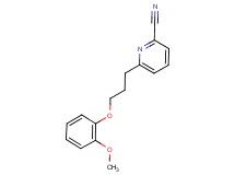 6-[3-(2-methoxyphenoxy)propyl]pyridine-2-carbonitrile