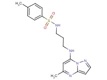 4-methyl-N-{3-[(5-methylpyrazolo[1,5-a]pyrimidin-7-yl)amino]propyl}benzenesulfonamide
