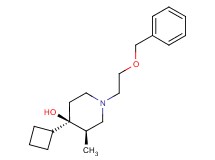 (3R*,4R*)-1-[2-(benzyloxy)ethyl]-4-cyclobutyl-3-methylpiperidin-4-ol