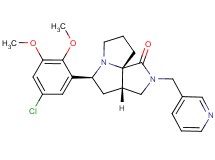 (3aS*,5S*,9aS*)-5-(5-chloro-2,3-dimethoxyphenyl)-2-(3-pyridinylmethyl)hexahydro-7H-pyrrolo[3,4-g]pyrrolizin-1(2H)-one
