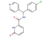 N-[(4-chlorophenyl)(pyridin-4-yl)methyl]-6-oxo-1,6-dihydropyridine-2-carboxamide