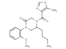 5-butyl-1-(2-methoxyphenyl)-4-[(5-methyl-1,3-oxazol-4-yl)carbonyl]-2-piperazinone