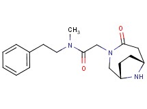 N-methyl-2-[rel-(1S,6R)-4-oxo-3,9-diazabicyclo[4.2.1]non-3-yl]-N-(2-phenylethyl)acetamide hydrochloride