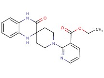 ethyl 2-(3'-oxo-3',4'-dihydro-1H,1'H-spiro[piperidine-4,2'-quinoxalin]-1-yl)nicotinate