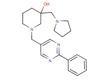 1-[(2-phenylpyrimidin-5-yl)methyl]-3-(pyrrolidin-1-ylmethyl)piperidin-3-ol