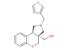 [(3aS*,9bS*)-2-(3-thienylmethyl)-1,2,3,9b-tetrahydrochromeno[3,4-c]pyrrol-3a(4H)-yl]methanol